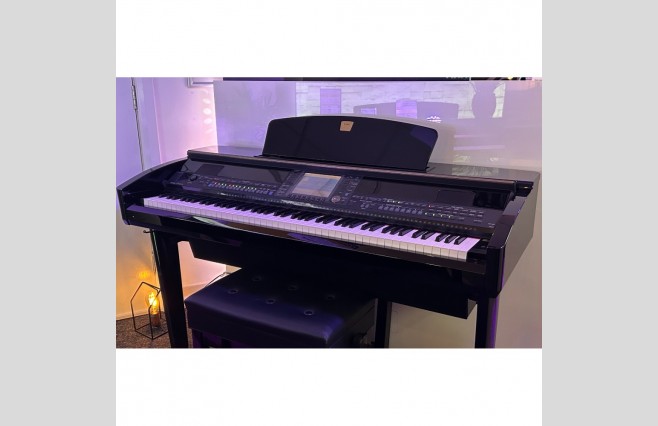 Yamaha CVP409 Polished Ebony Digital Piano, Used - Complete Package (SN:GBRCOH01026) - Image 4
